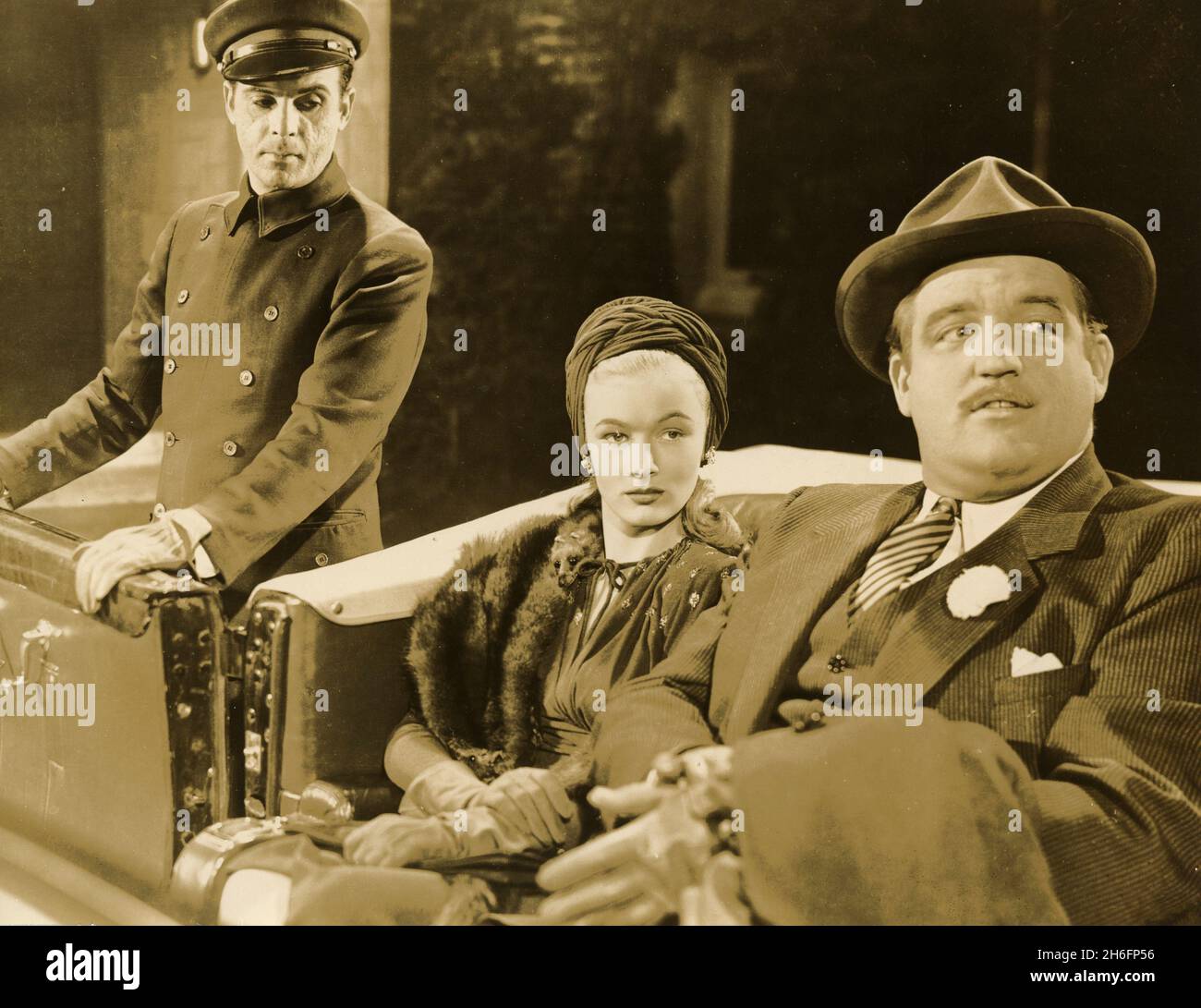 Die amerikanischen Schauspieler Laird Gregar, Veronica Lake und Marc Lawrence im Film This Gun for Hire, USA 1942 Stockfoto