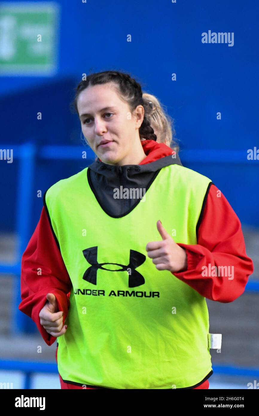 Cardiff, Wales. 23. Februar 2020. Ffion Lewis von Wales beim Six Nations Championship-Spiel der Frauen zwischen Wales und Frankreich im Cardiff Arms Park in Cardiff, Wales, Großbritannien, am 23. Februar 2020. Quelle: Duncan Thomas/Majestic Media/Alamy Live News. Stockfoto