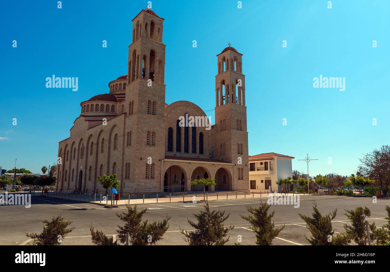 Agioi Anargyroi Kirche in Paphos, Zypern. Stockfoto