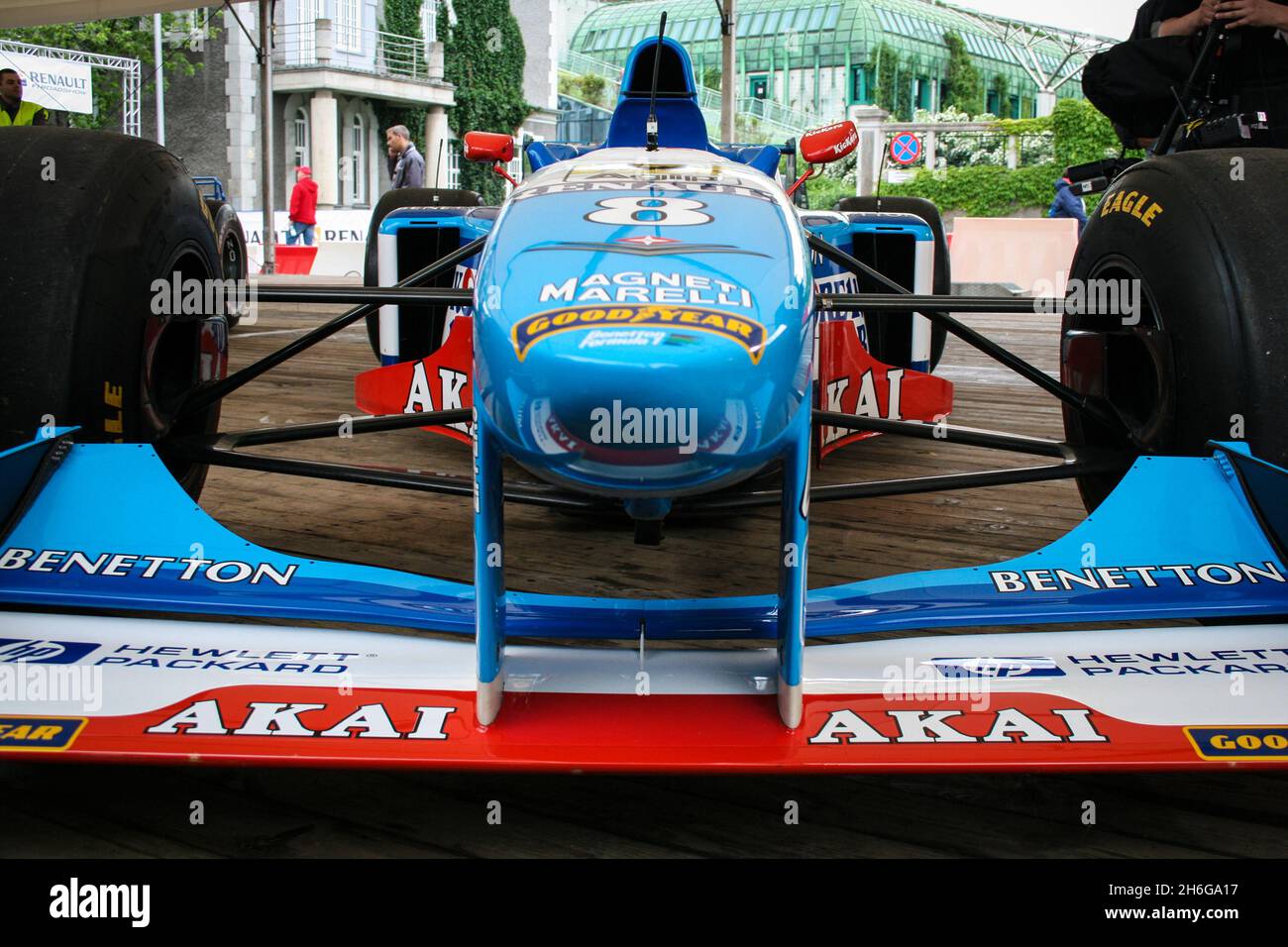 3. juni 2007, Warschau, Polen: Historischer Benetton Renault B197 Formel-1-Wagen 1997 von Gerhard Berger Stockfoto