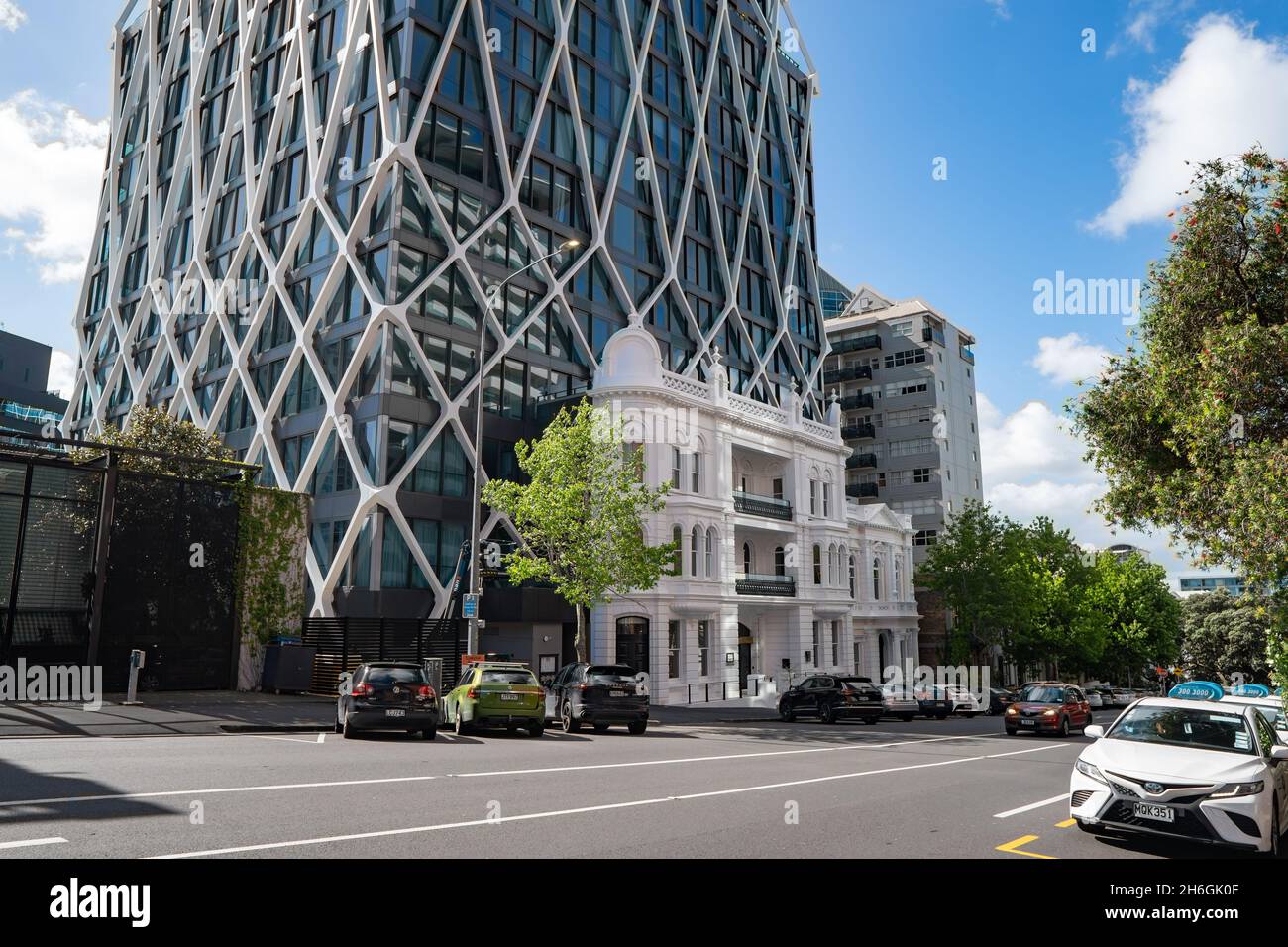 Straße in Auckland, Neuseeland Stockfoto