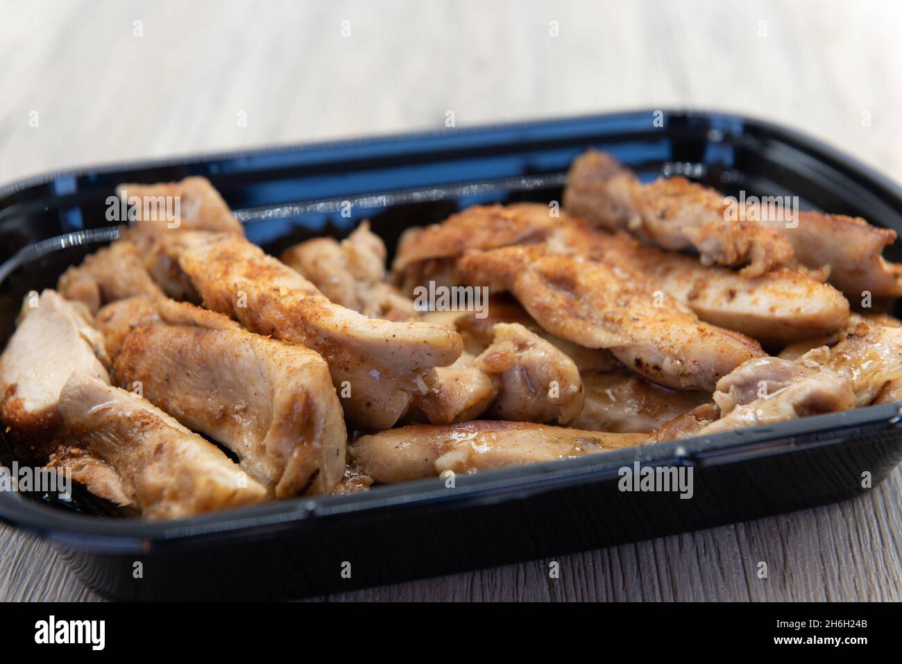 Große Beilage Vorspeise Teriyaki Huhn für das chinesische Essen Verlangen. Stockfoto