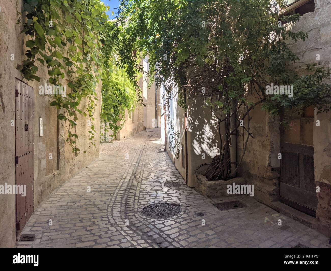 In Uzès Stockfoto