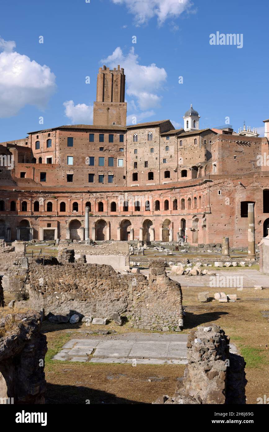 Trajan's Forum and Market, Rom, Italien Stockfoto