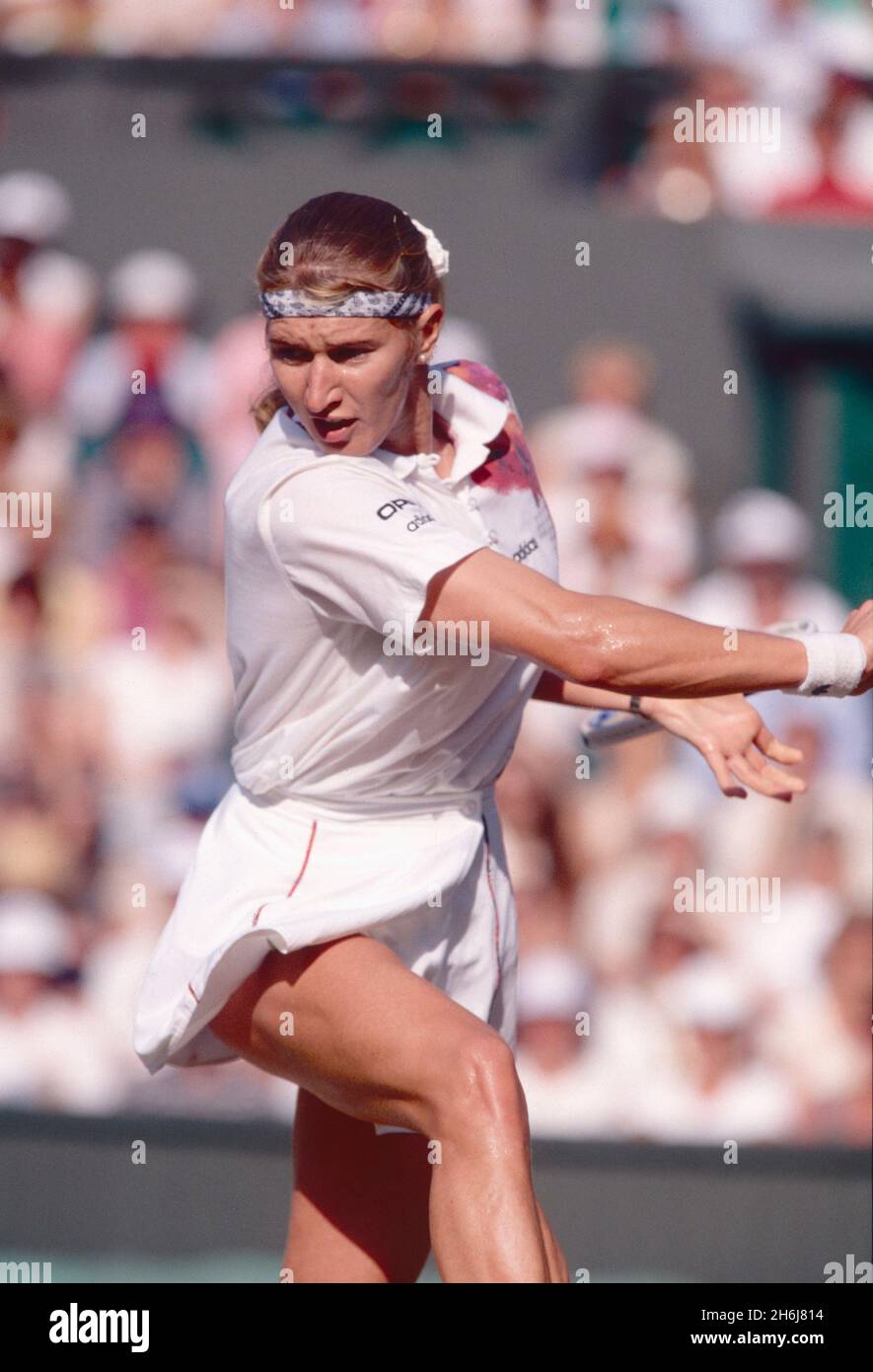 Deutsche Tennisspielerin Steffi Graf, 1990er Jahre Stockfoto