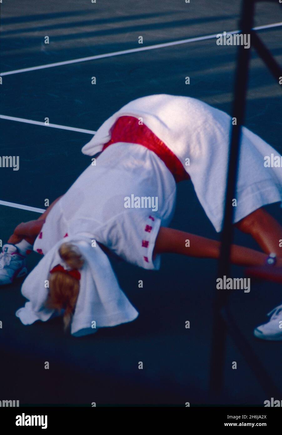 Die kanadisch-amerikanisch-französische Tennisspielerin Mary Pierce, Lipton International 1992 Stockfoto