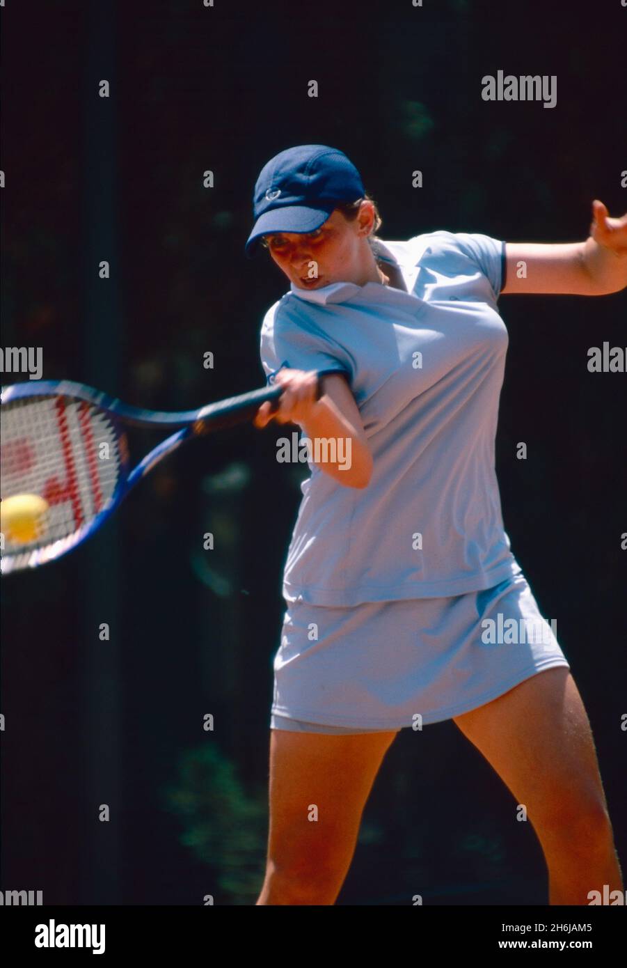Italienische Tennisspielerin Roberta Vinci, Italienische Open 2001 Stockfoto