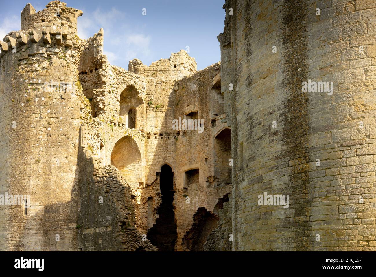 Burgruine Stockfoto