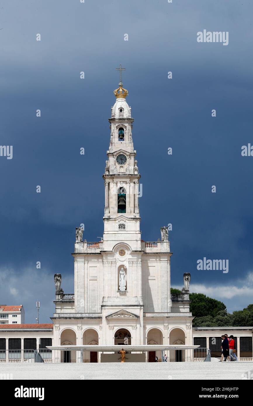 Basilika unserer Lieben Frau von Fatima, Basilika von Fatima, Centro, Portugal, Europa Stockfoto