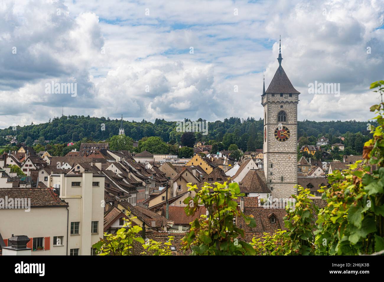 Altstadt von Schaffhausen, Schweiz, Europa Stockfoto