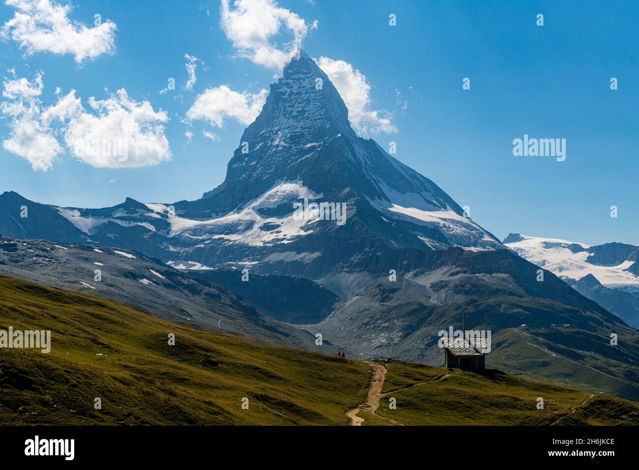 Matterhorn, Zermatt, Wallis, Schweizer Alpen, Schweiz, Europa Stockfoto