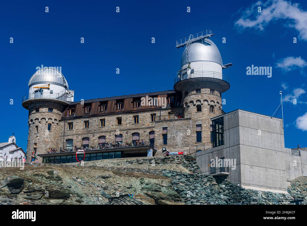 Gornergrat, Zermatt, Wallis, Schweiz, Europa Stockfoto