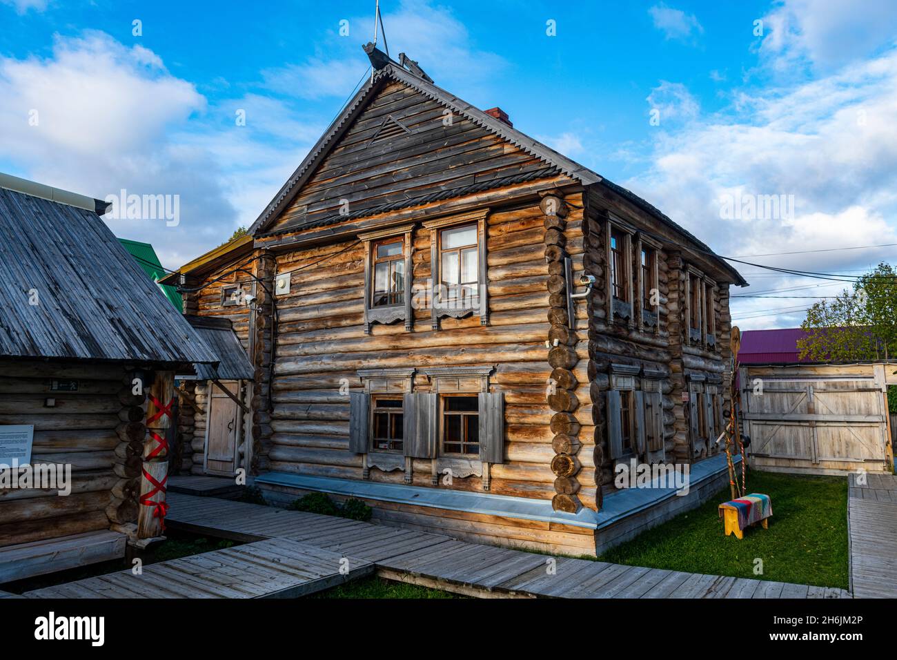 Geschichtsmuseum, Nischnewartowsk, Autonomer Kreis Chanty-Mansi, Russland, Eurasien Stockfoto
