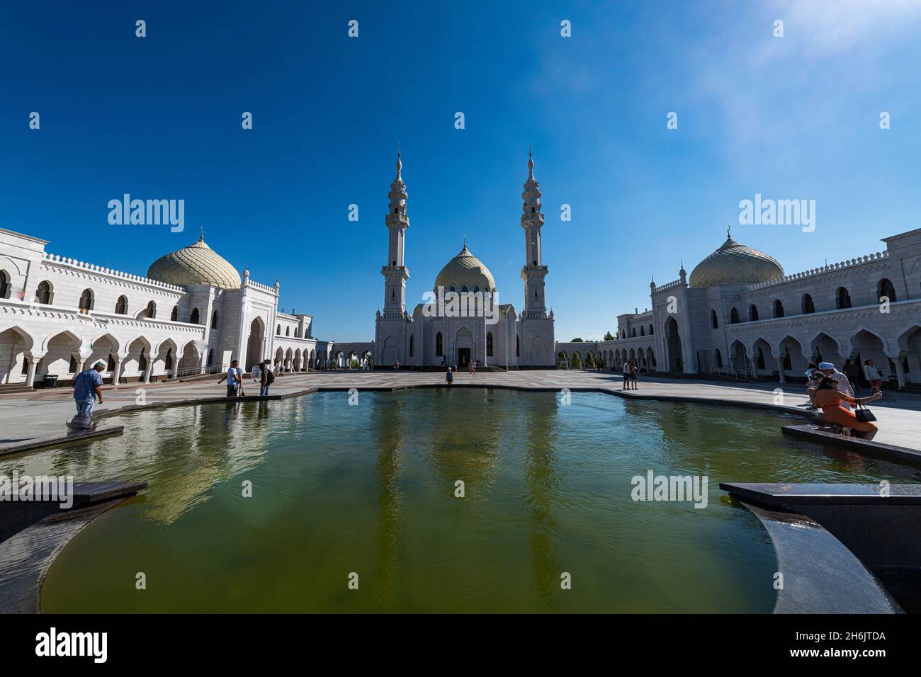 Weiße Moschee, Bolgar, UNESCO-Weltkulturerbe, Republik Tatarstan, Russland, Europa Stockfoto