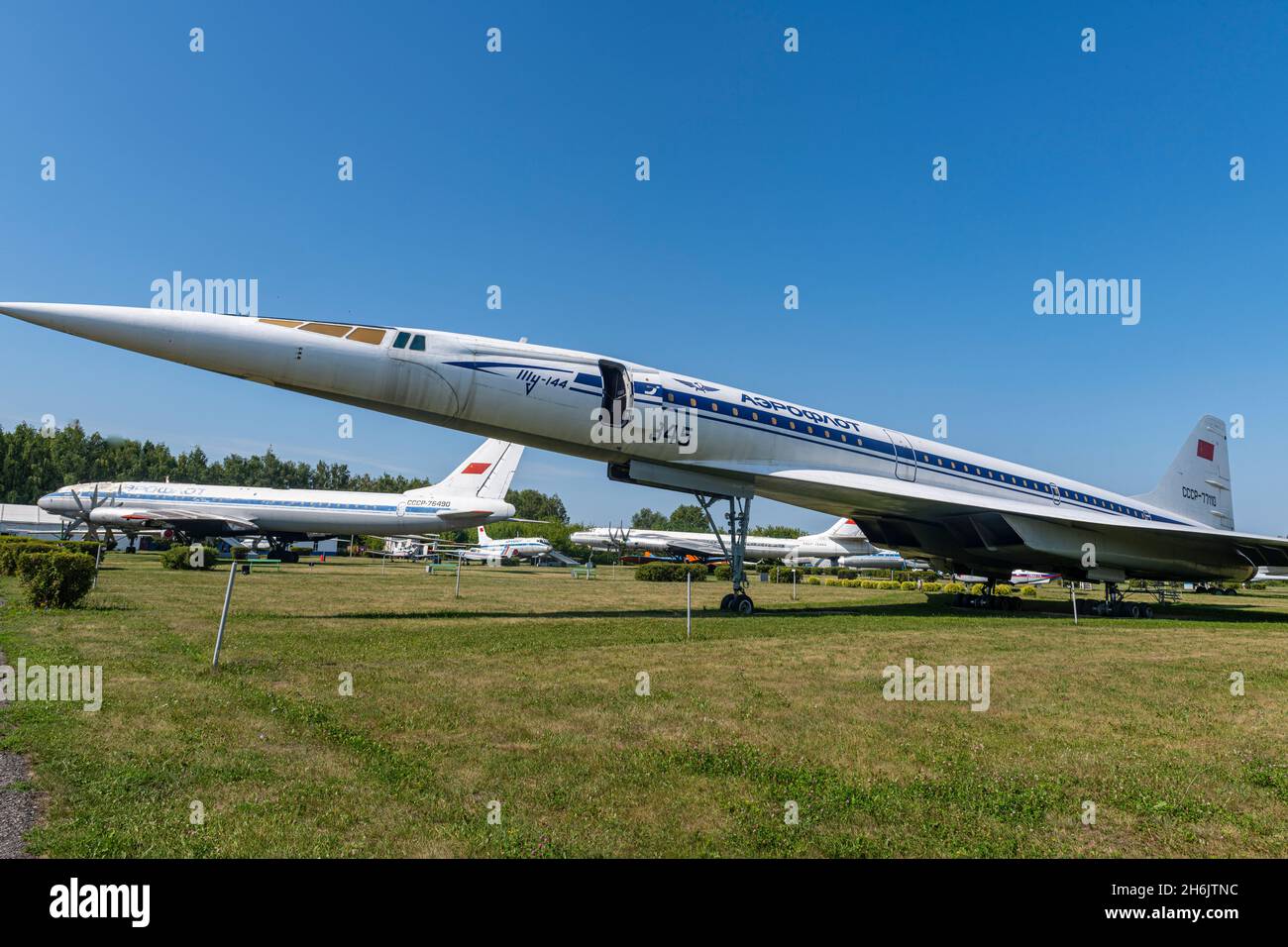 Uljanowsk Flugzeugmuseum, Uljanowsk, Russland, Europa Stockfoto