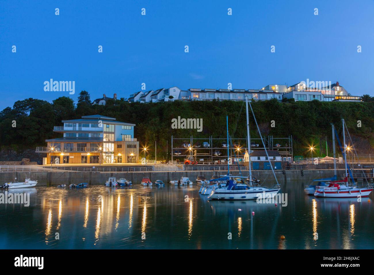 Saundersfoot Harbour, Pembrokeshire, Wales, Vereinigtes Königreich, Europa Stockfoto