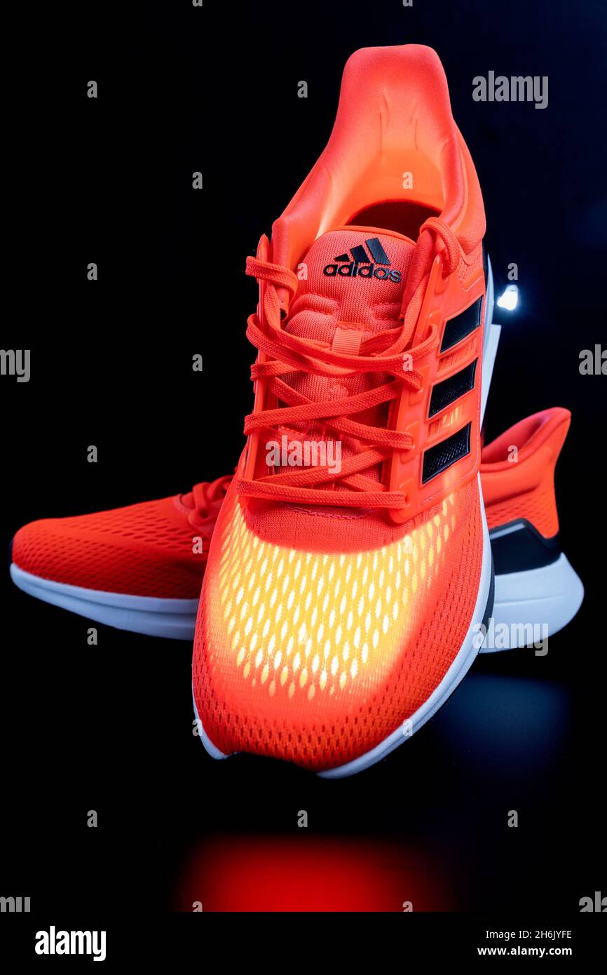 Adidas running homme orange best sale