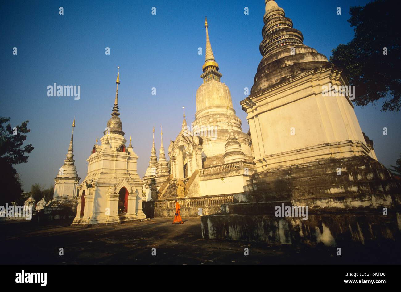 Suan Dok Tempel, Chiang Mai, Thailand Stockfoto