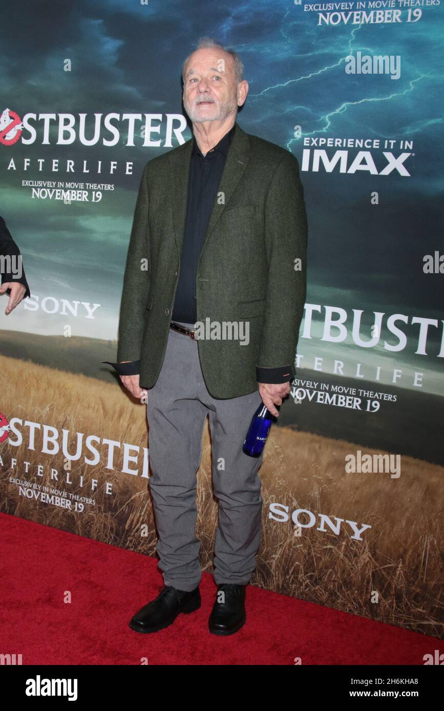 New York, NY, USA. November 2021. Bill Murray bei der New Yorker Premiere von Ghostbusters: Afterlife am AMC Lincoln Square in New York City am 15. November 2021. Quelle: Rw/Media Punch/Alamy Live News Stockfoto