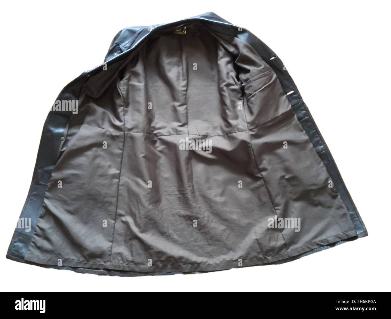 Brauner Herrenmantel (Mantel). Stockfoto