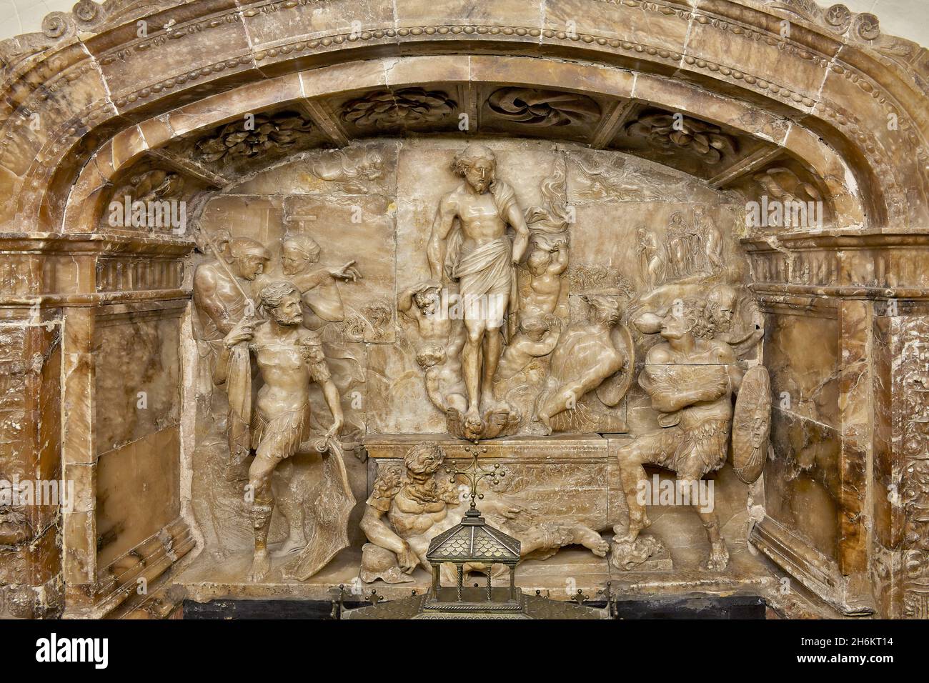 Auferstehungskapelle. Kathedrale von Valencia. Valencia. Comunitat Valenciana. Spanien. Stockfoto