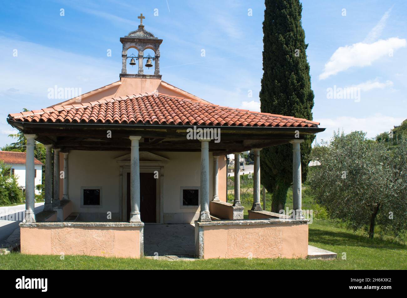 Kirche der Heiligen Maria in der Stadt Oprtalj in Istrien, Kroatien
