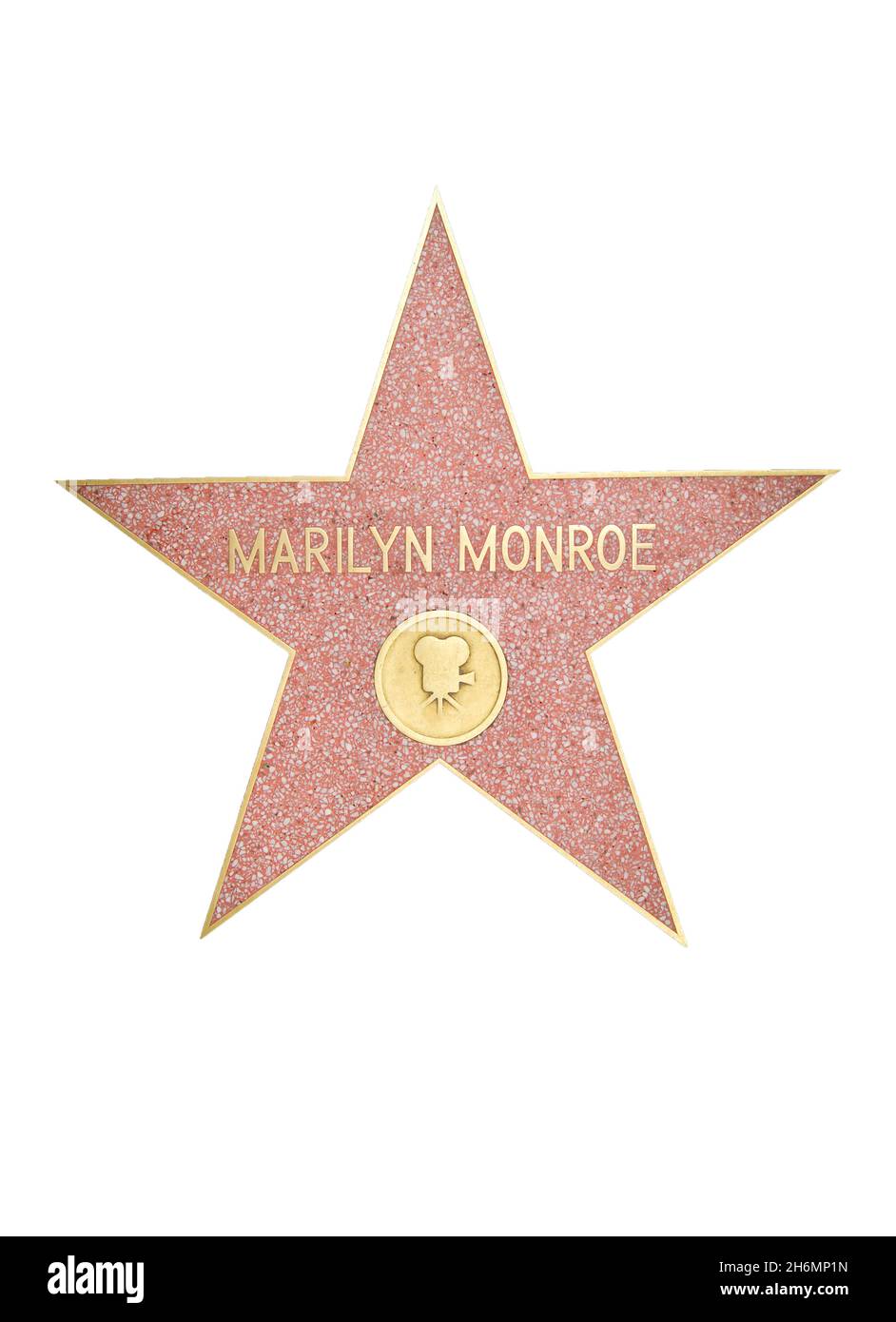 Marilyn Monroe Stern, Hollywood Walk of Fame, Hollywood Boulevard, Hollywood, Los Angeles, California, Vereinigte Staaten von Amerika Stockfoto