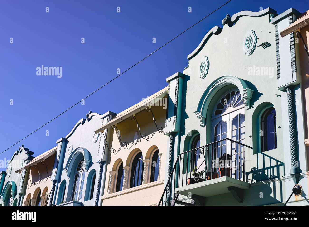 Spanische Missionsarchitektur Stockfoto