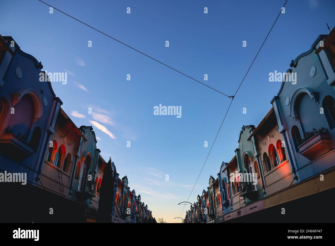 Spanische Missionsarchitektur Stockfoto