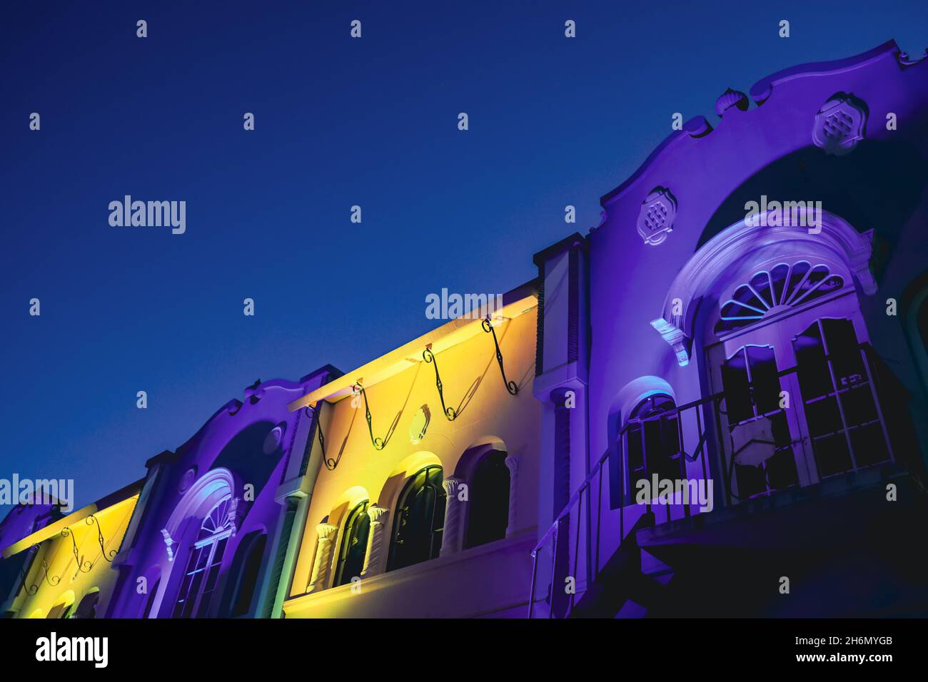 Spanische Missionsarchitektur Stockfoto