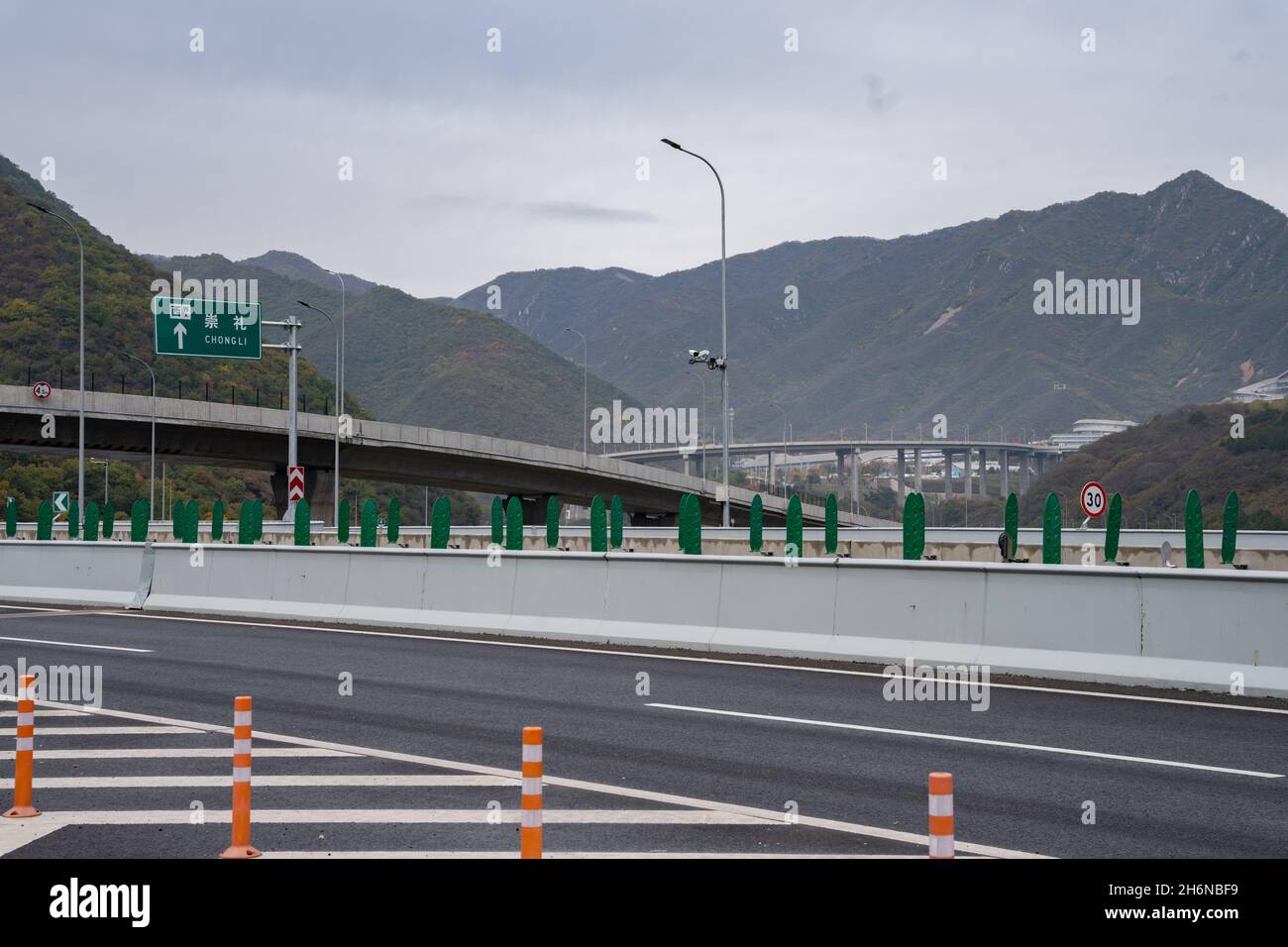 Zhangjiakou chung Autobahn Stockfoto