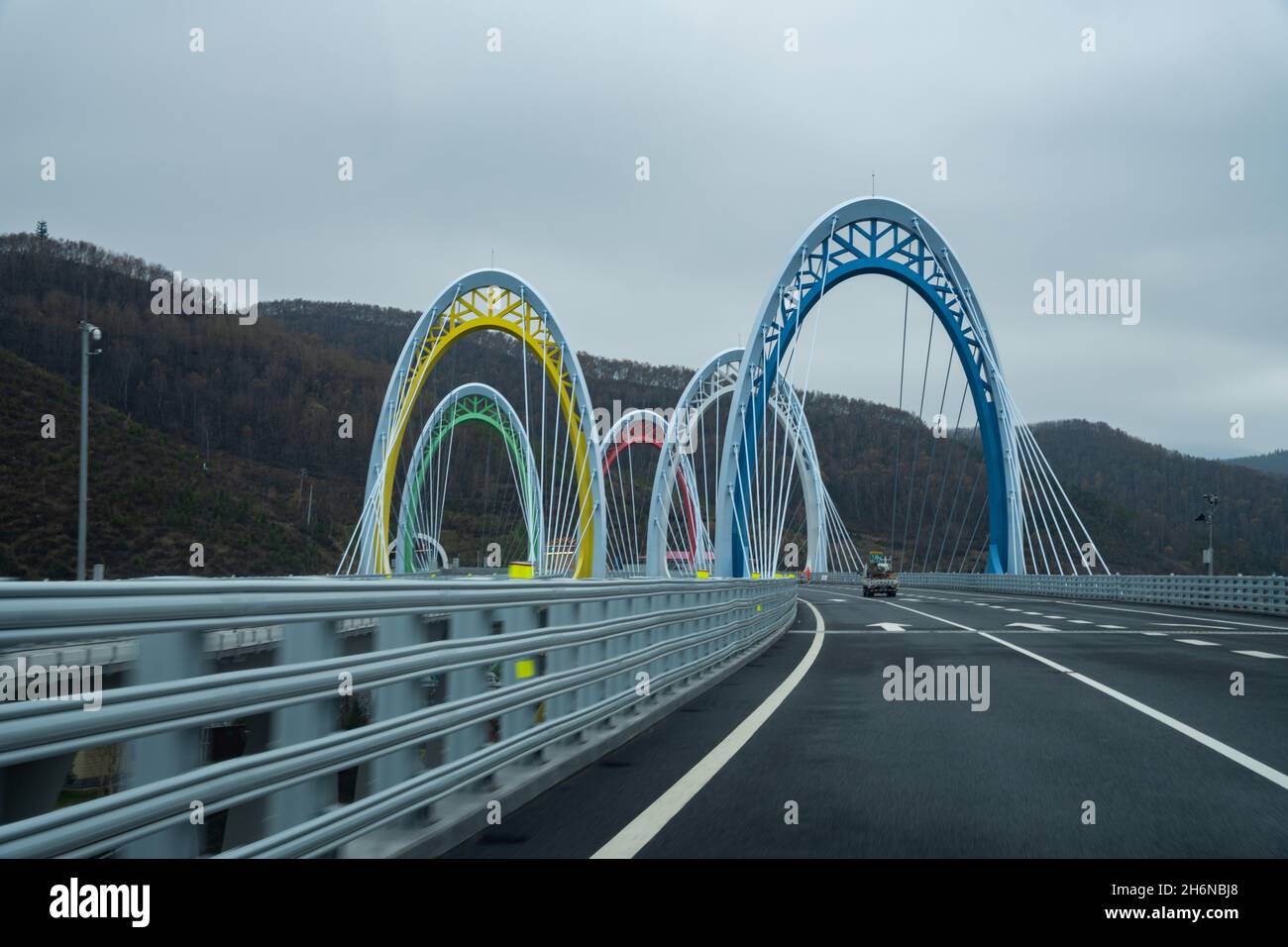 Zhangjiakou chung Autobahn Stockfoto