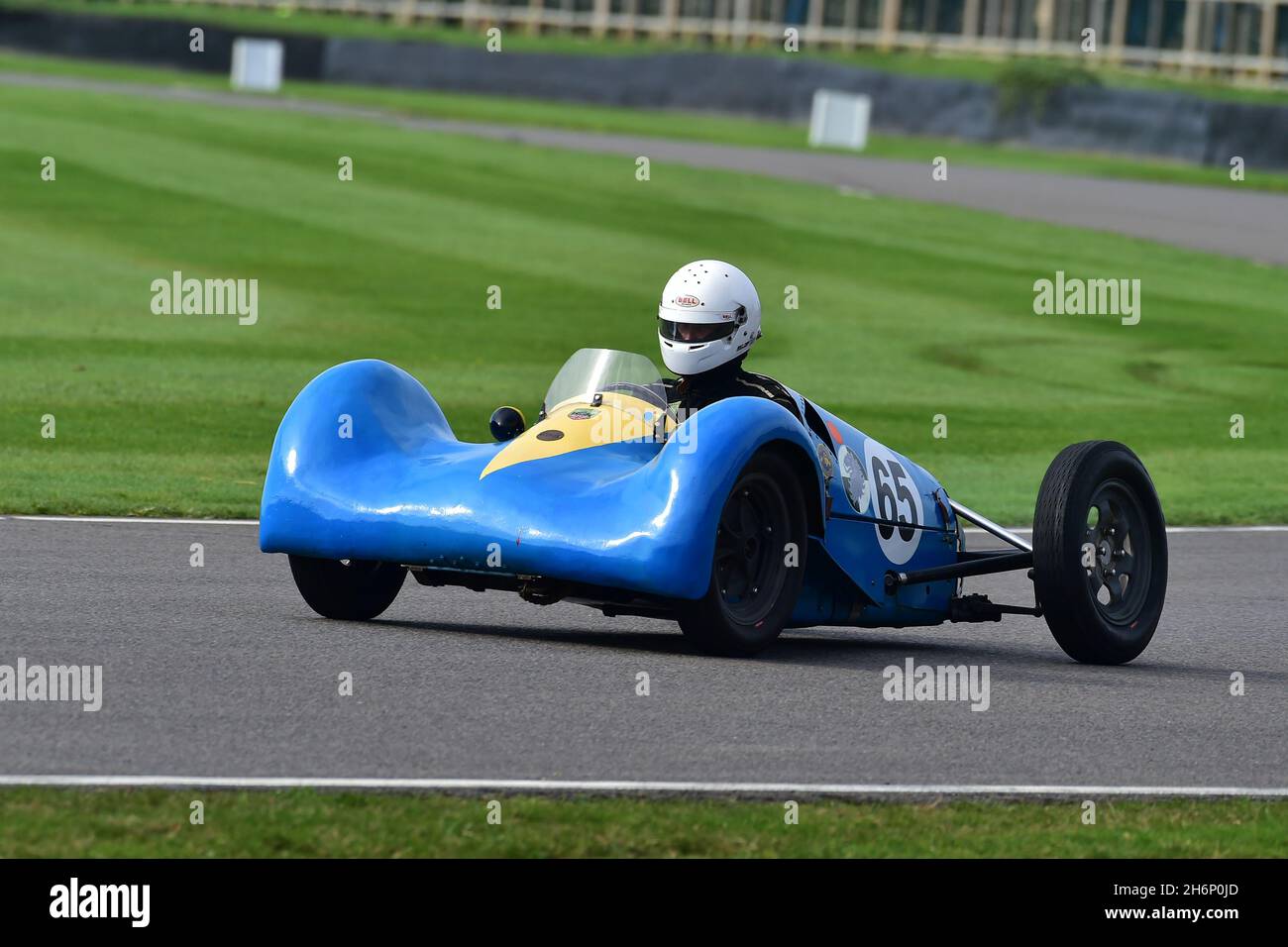Richard Bishop-Miller, Revis-JAP 500, Don Parker Trophy, 15-minütiges Rennen, 500-ccm-Formel-3-Fahrzeuge, Nachkriegsrennwagen aus den späten 1940er Jahren bis etwa 196 Stockfoto