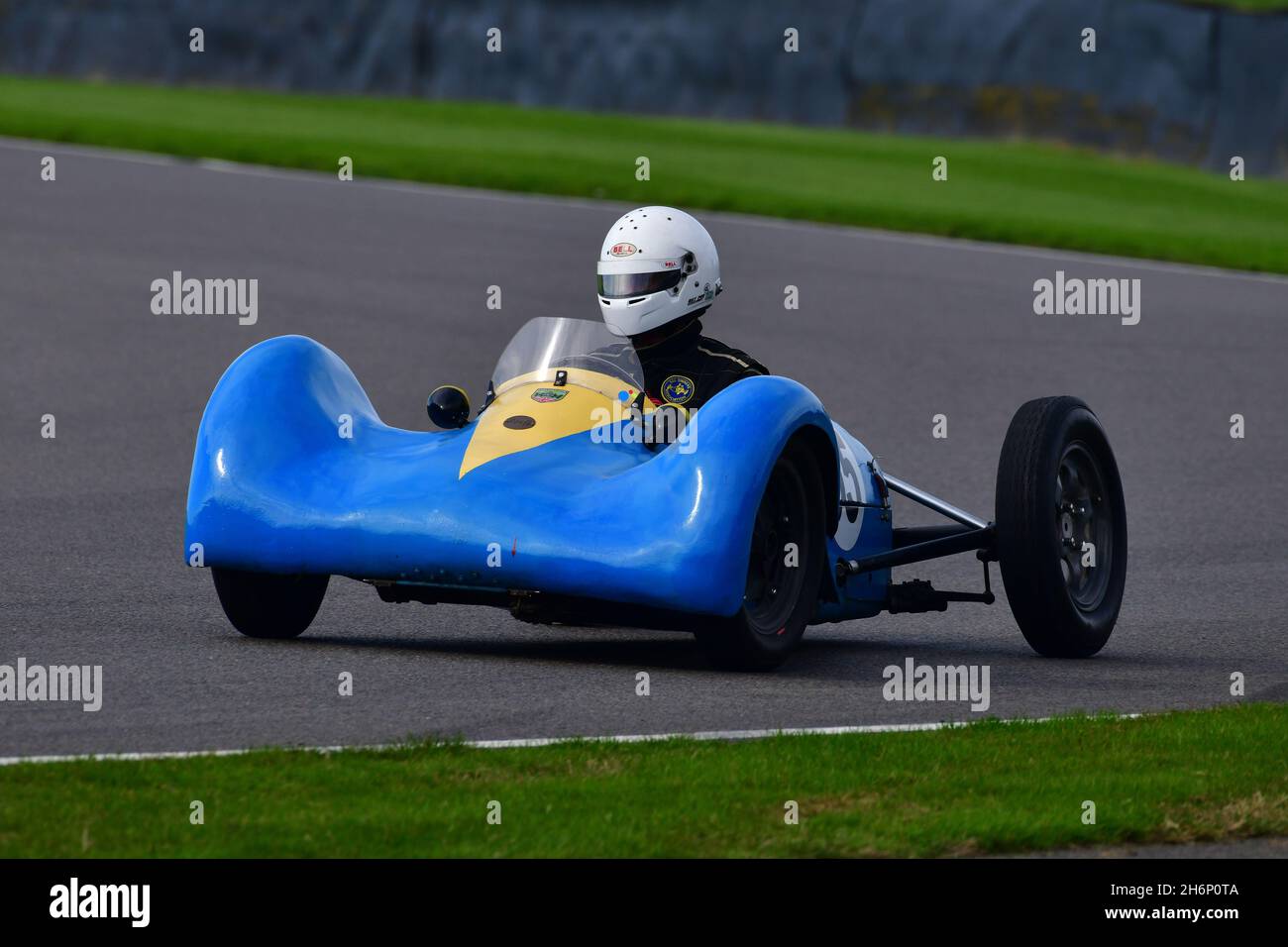 Richard Bishop-Miller, Revis-JAP 500, Don Parker Trophy, 15-minütiges Rennen, 500-ccm-Formel-3-Fahrzeuge, Nachkriegsrennwagen aus den späten 1940er Jahren bis etwa 196 Stockfoto