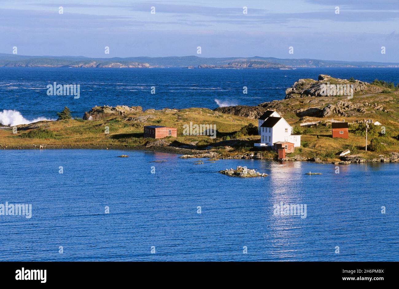 Küstenstadt Salvage, Neufundland und Labrador, Kanada Stockfoto