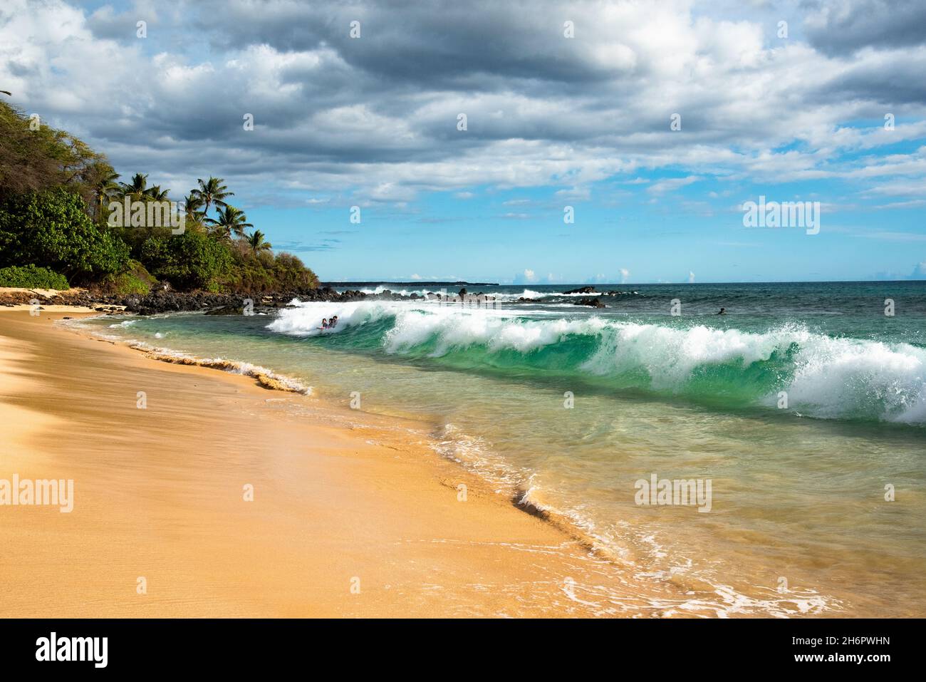 Makena Beach, Maui - Hawaii Stockfoto