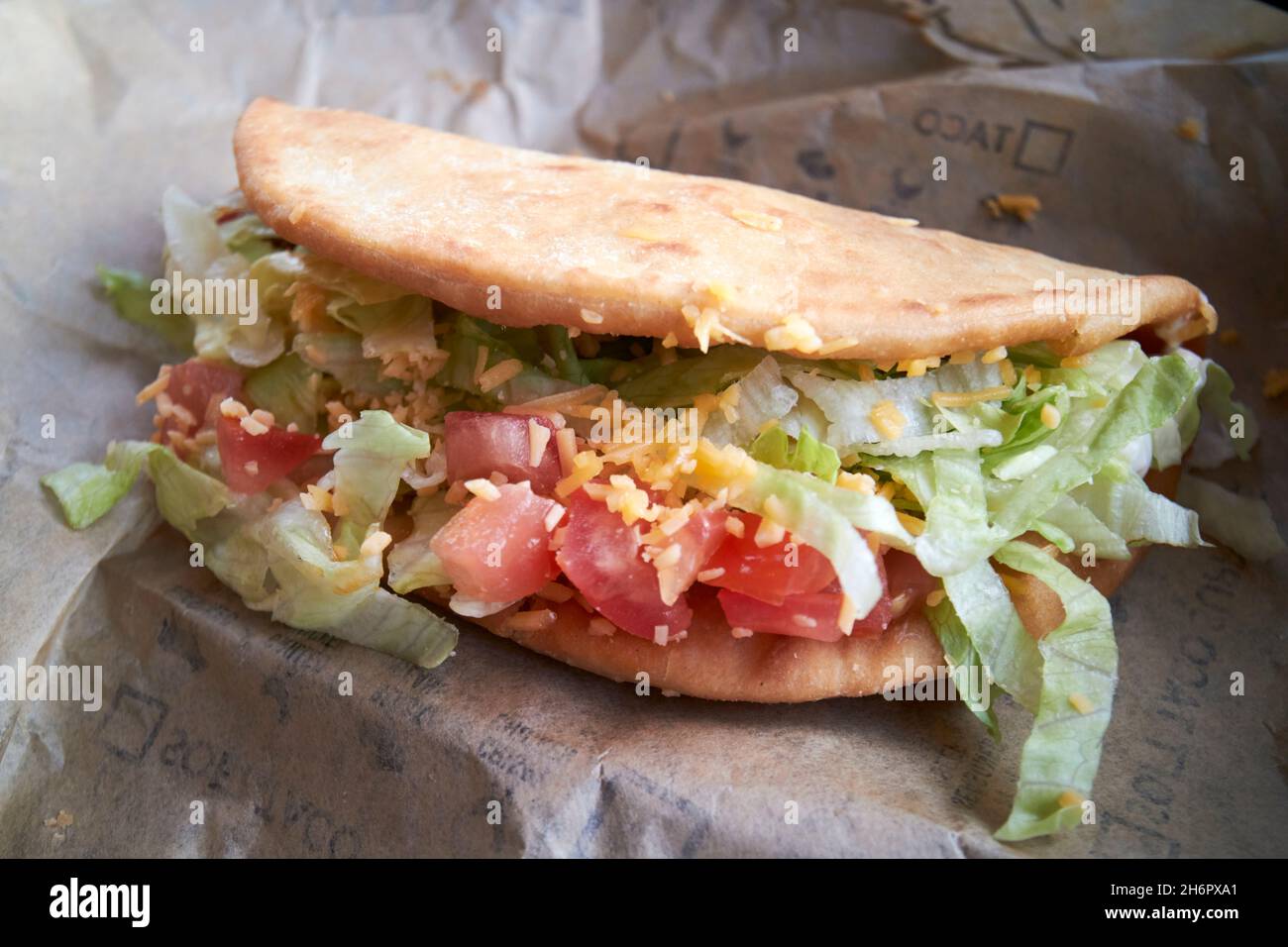 taco Bell Fast Food chalupa Liverpool merseyside großbritannien Stockfoto