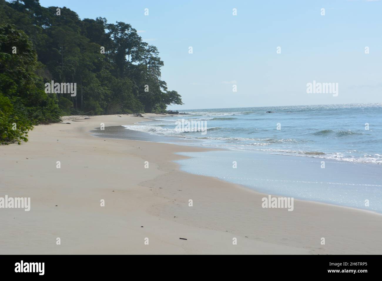 Strand, Gabun, Atlantikküste, Zentralafrika Stockfoto