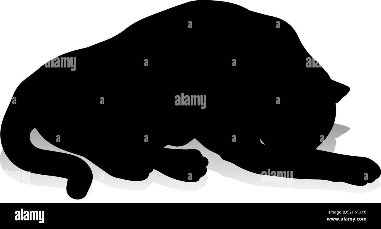  Liegende katze zeichnen Stock-Vektorgrafiken kaufen - Alamy Bildidee 