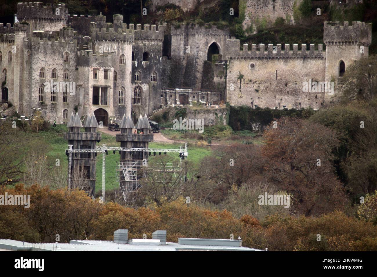 Ich bin eine Berühmtheit Gwrych Castle 2021 Stockfoto