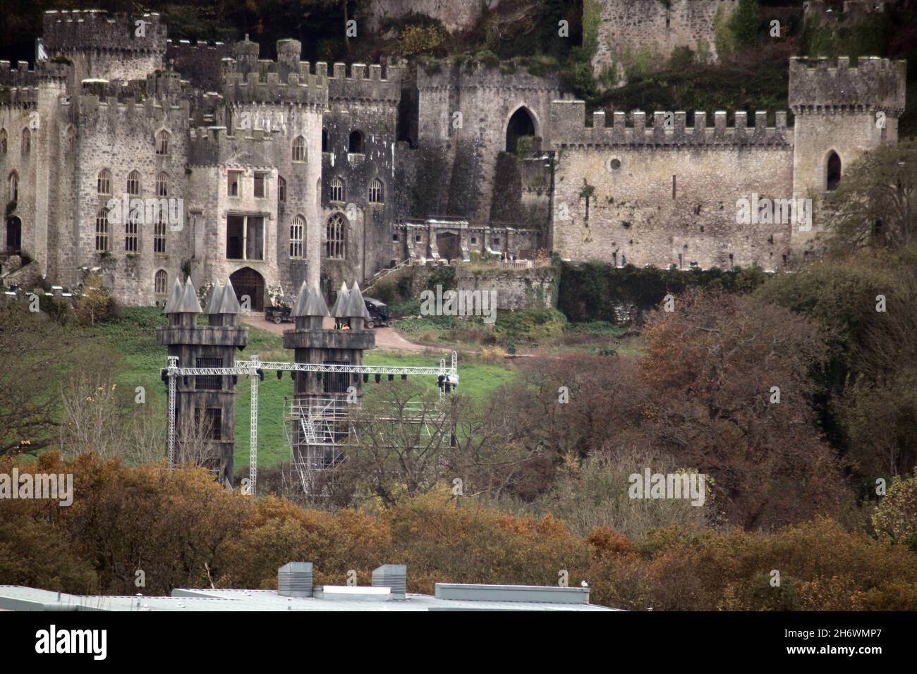 Ich bin eine Berühmtheit Gwrych Castle 2021 Stockfoto