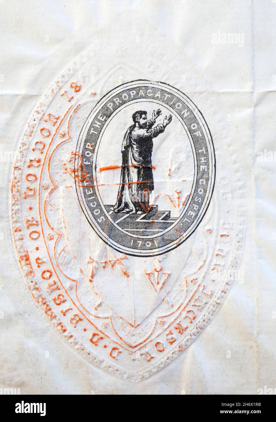 Bishop of London Briefmarke Stockfoto