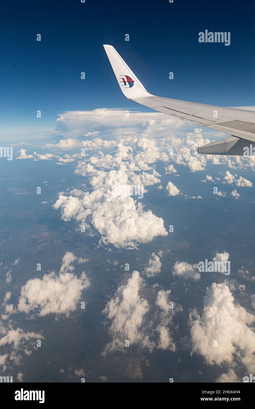 Malaysia Airlines, Flüge von Miri nach Kuala Lumpur, Malaysia Stockfoto