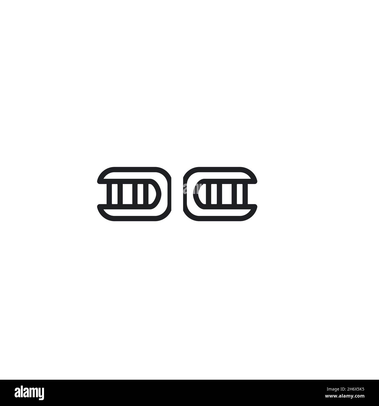 Symbol für 3D-Kino. Einfaches 3D Kino Theater Poster Hintergrund Symbol. Logo-Design-Element. T-Shirt-Druck. Vektor für Aufkleber. Stock Vektor