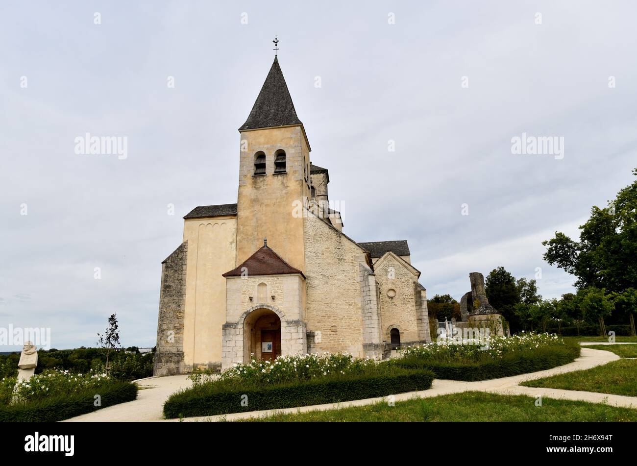 Kirche Saint Vorles in Chatillon-sur-seine in Frankreich, Europa, 2021 Stockfoto