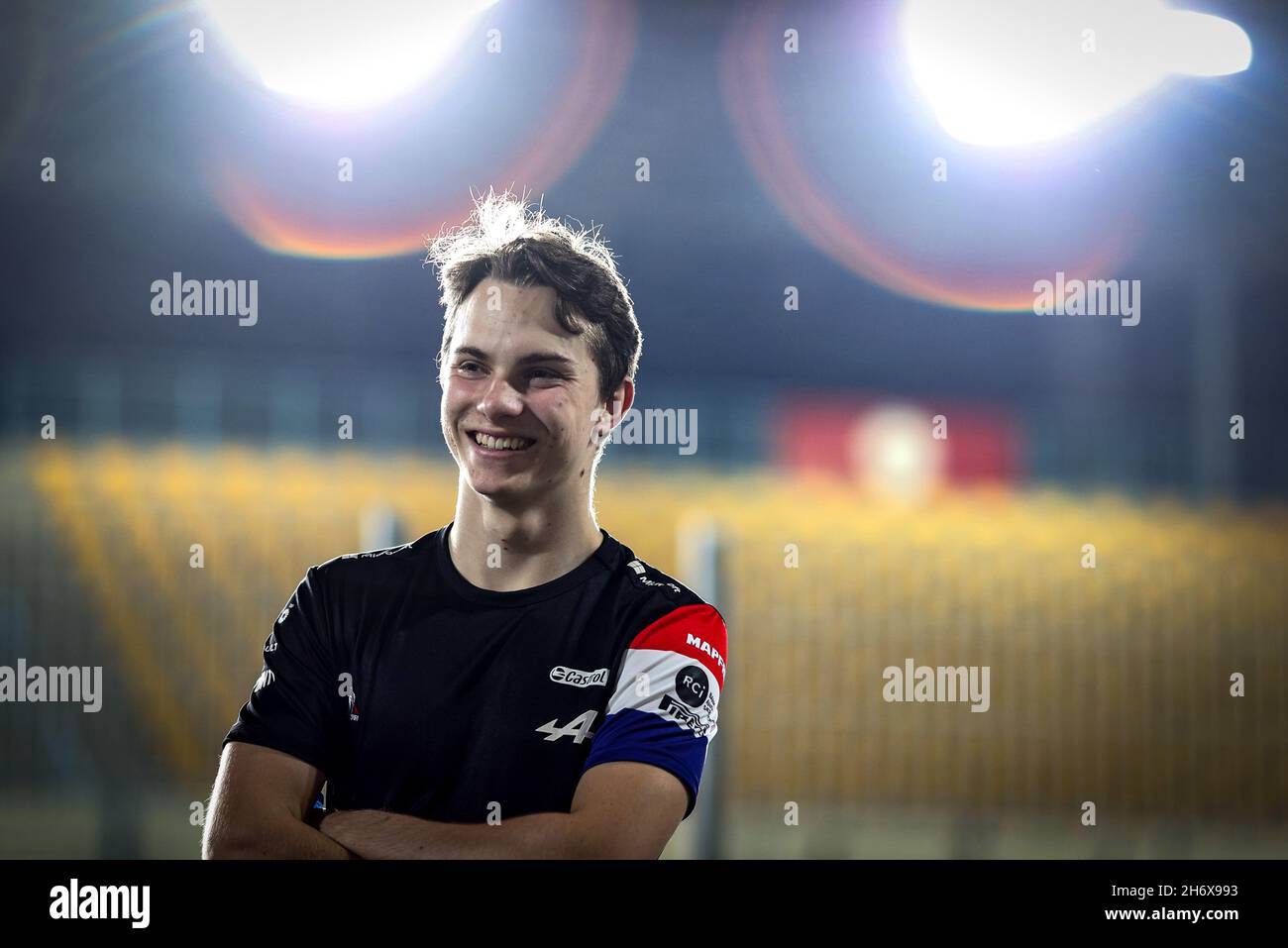 Oscar Piastri (AUS) Alpine Academy Driver. 18.11.2021. Formel-1-Weltmeisterschaft, Rd 20, Großer Preis Von Katar, Doha, Katar, Tag Der Vorbereitung. Bildnachweis sollte lauten: XPB/Press Association Images. Stockfoto