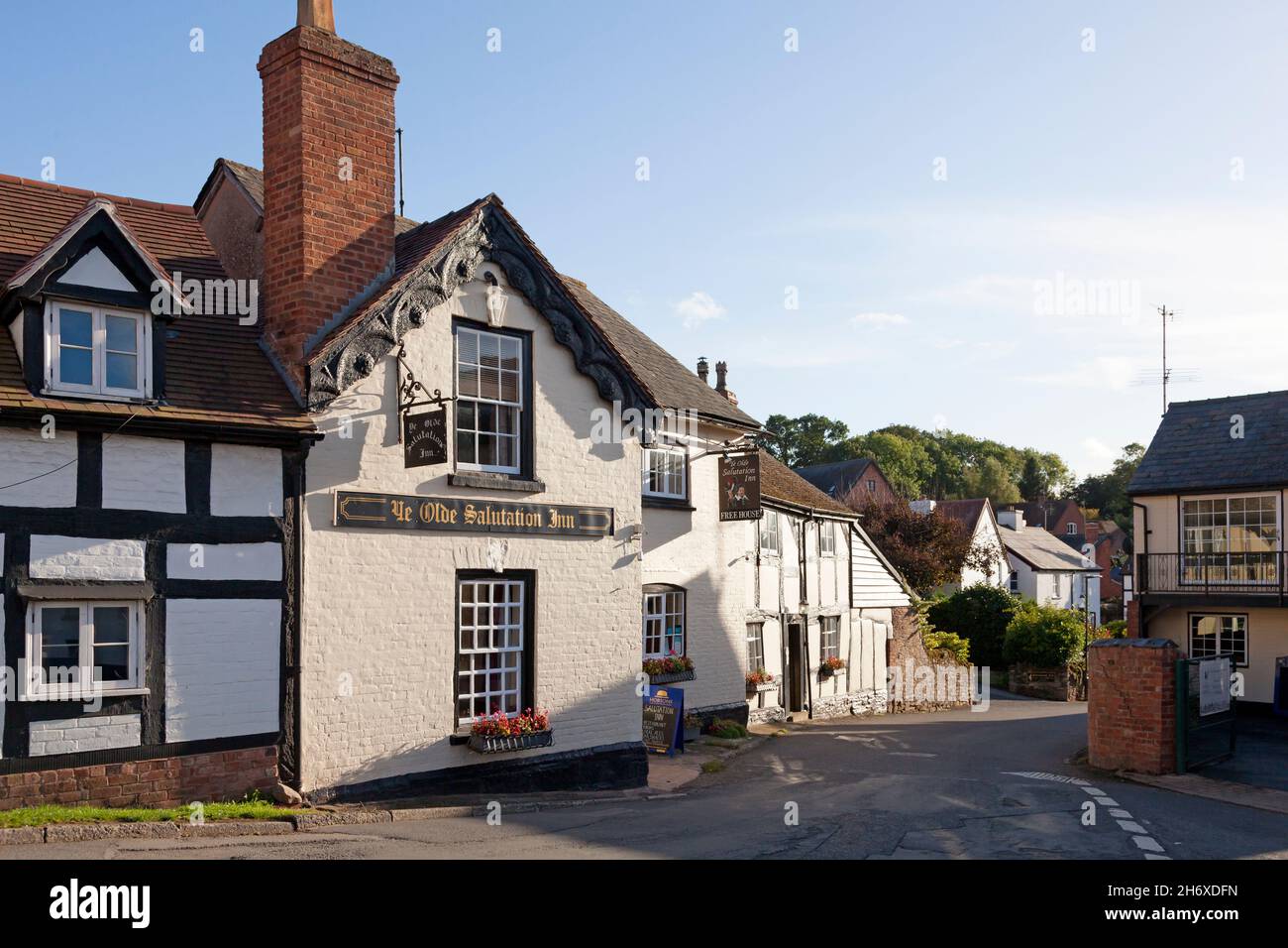 Ye Olde Salutation Inn, Weobley, Herefordshire Stockfoto