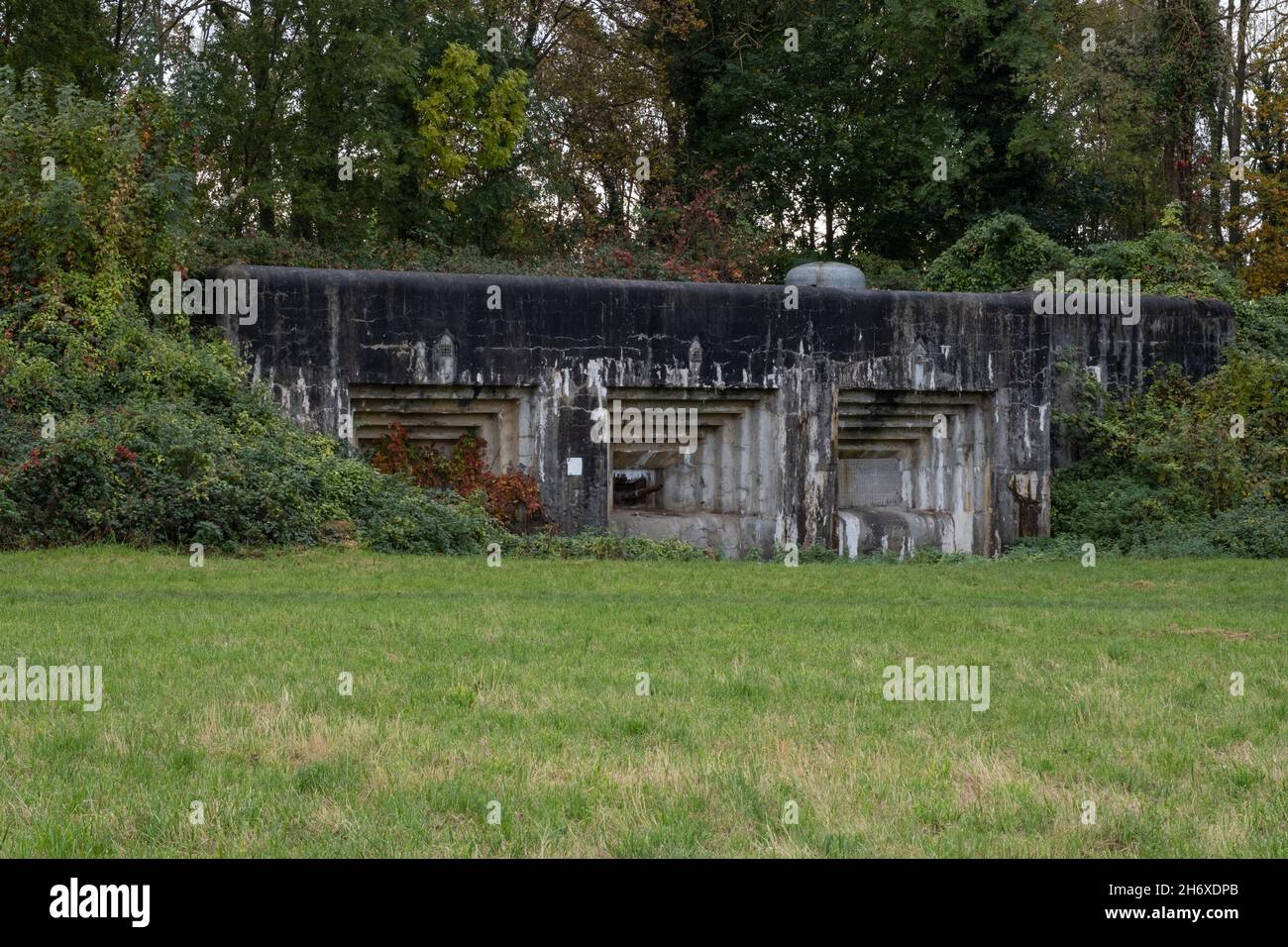 Eben-Emael, Belgien - 30. Oktober 2021. Fort Eben-Emael war eine der größten Festungen Europas. Ein immenser unterirdischer Komplex. Limburg Provi Stockfoto