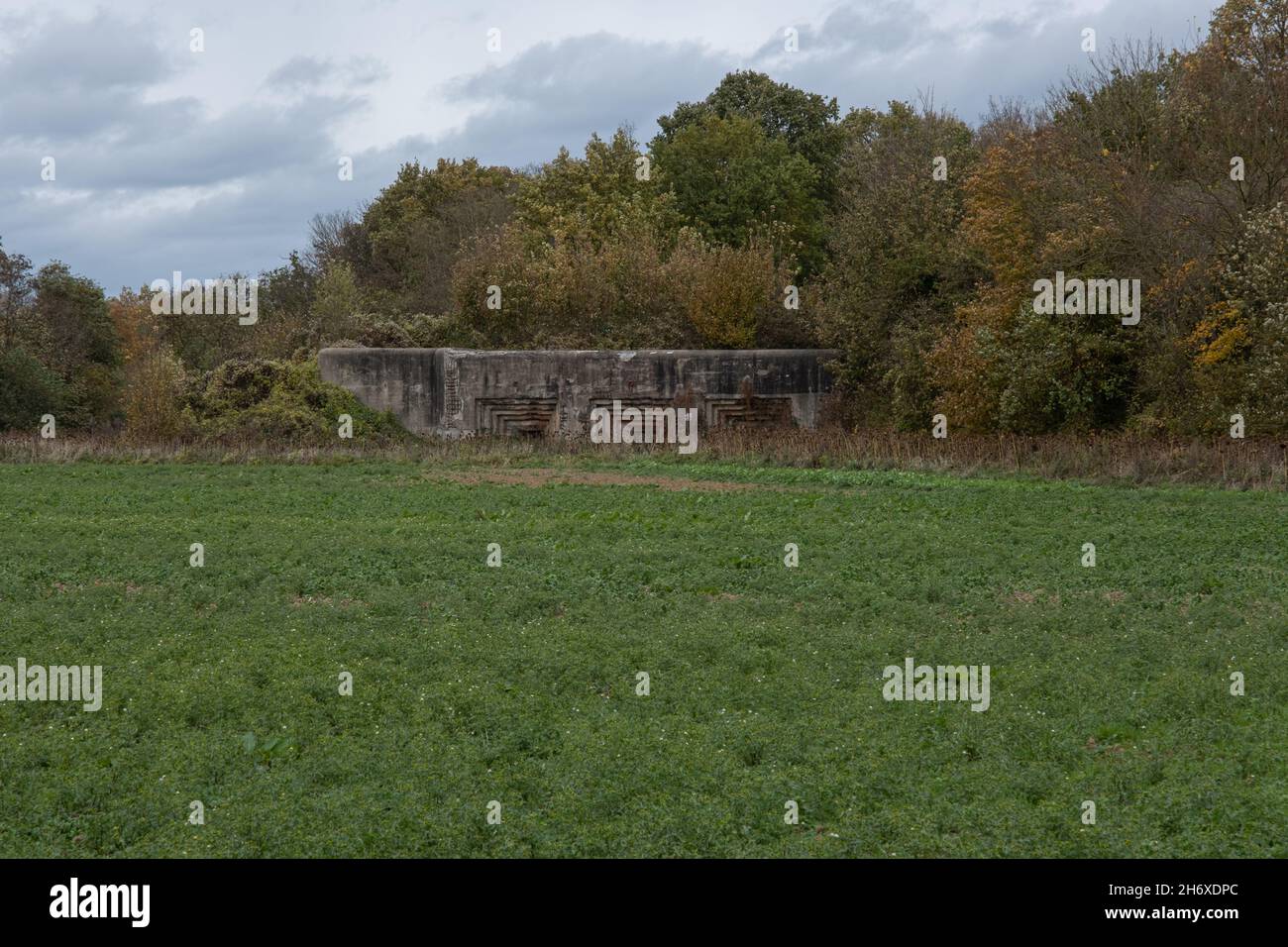 Eben-Emael, Belgien - 30. Oktober 2021. Fort Eben-Emael war eine der größten Festungen Europas. Ein immenser unterirdischer Komplex. Limburg Provi Stockfoto