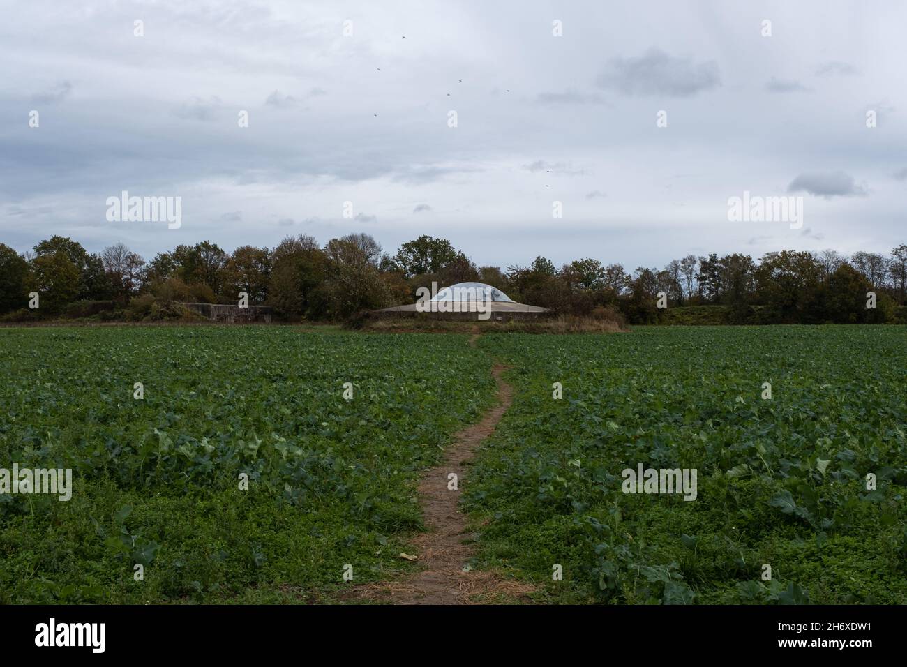 Eben-Emael, Belgien - 30. Oktober 2021. Fort Eben-Emael war eine der größten Festungen Europas. Ein immenser unterirdischer Komplex. Limburg Provi Stockfoto